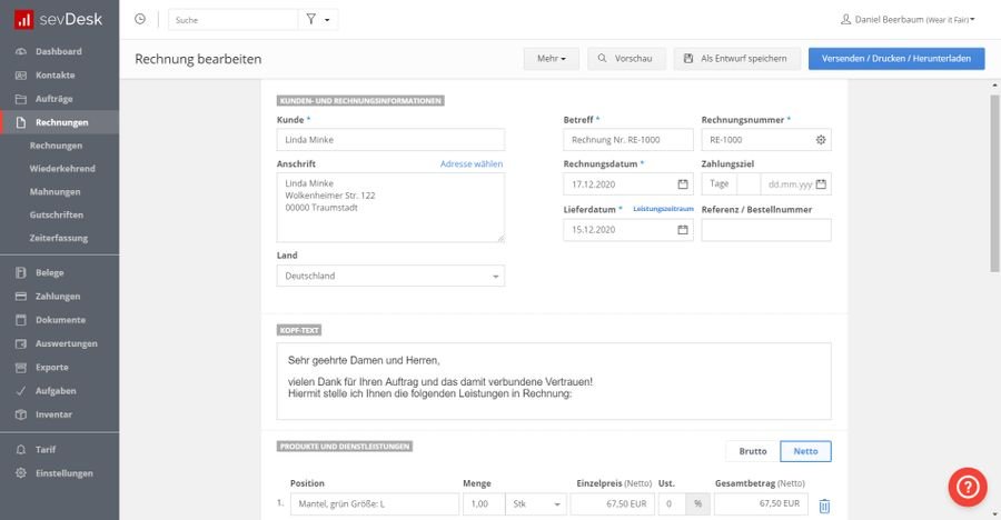 sevDesk Test 2023 » Erfahrungen & Kosten | trusted.de