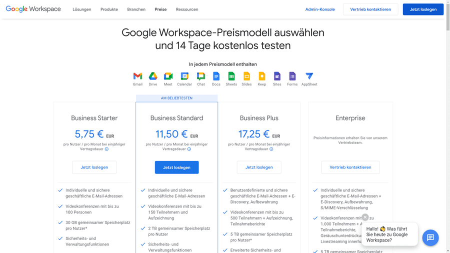 google-drive-kosten-2024-aktuelle-preise-tarife