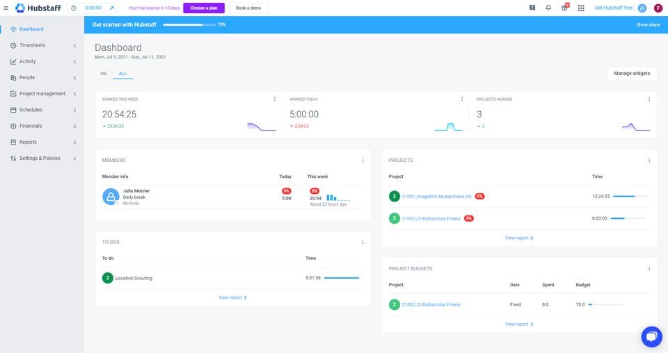Hubstaff Time Erfahrungen 2023 » Test, Details & Features