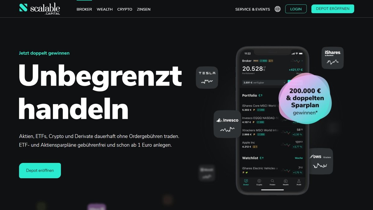 Scalable Capital Trading Test 2025 » Erfahrungen & Kosten | trusted.de